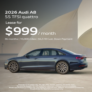 Lease an Audi A8 in Manhattan NYC 
